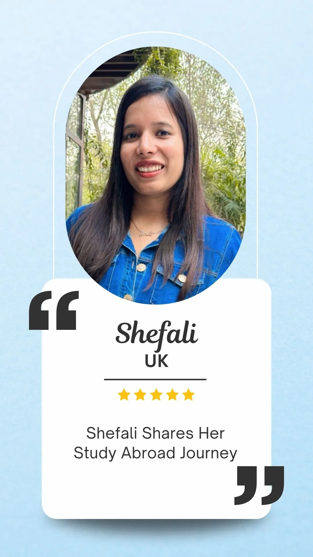 Student Testimonidal - Ketika Kumra - Study Abroad Consultant: Your Partner in Overseas Education: Study in Canada, UK, Australia, USA & Europe